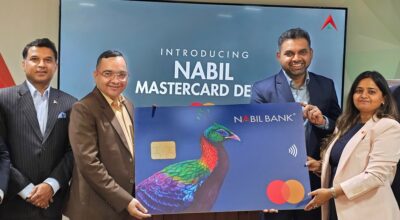 नबिल बैंकद्वारा मास्टरकार्ड डेविट कार्ड जारी, ग्राहकले प्रिमियम सुविधा पाउने