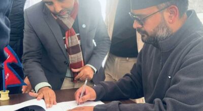 बालेनले गरे रास्वपाको वरिष्ठ नेताको पदभार ग्रहण