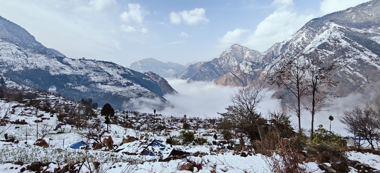 दार्चुला हिमपात