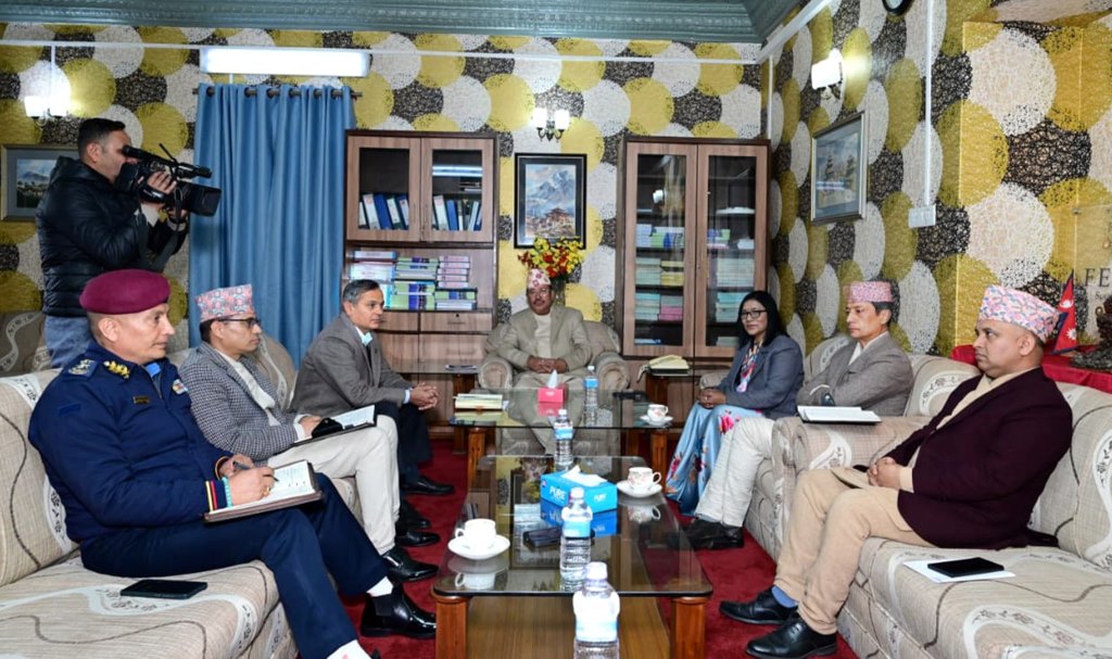 निर्वाचन केन्द्रित सुरक्षा व्यवस्थापनसम्बन्धी छलफल