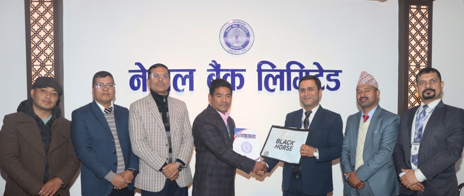 नेपाल बैंक लिमिटेड र ब्ल्याक हर्स इण्डष्ट्रिजबीच सम्झौता
