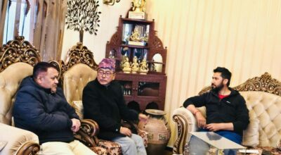 सभापति लामिछाने र राप्रपा अध्यक्ष लिङ्देनबीच भेटवार्ता