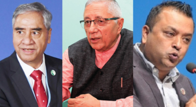 शेरबहादुर देउवा, शेखर कोइराला र गगन थापा