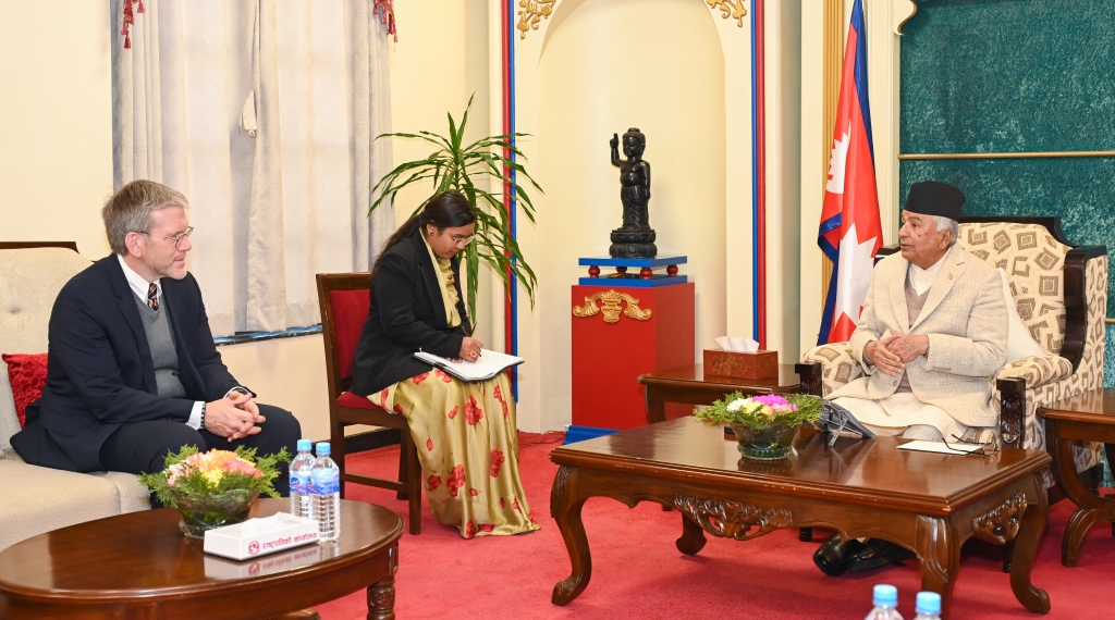 राष्ट्रपति पौडेलसँग अमेरिकी राजदूतको बिदाइ भेट