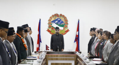 प्रधानमन्त्री शाहद्वारा पदभारलगत्तै मन्त्री र सचिवहरुलाई निर्देशन