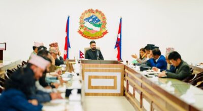 प्रधानमन्त्री शाहद्वारा सांसदहरूसँग छलफल