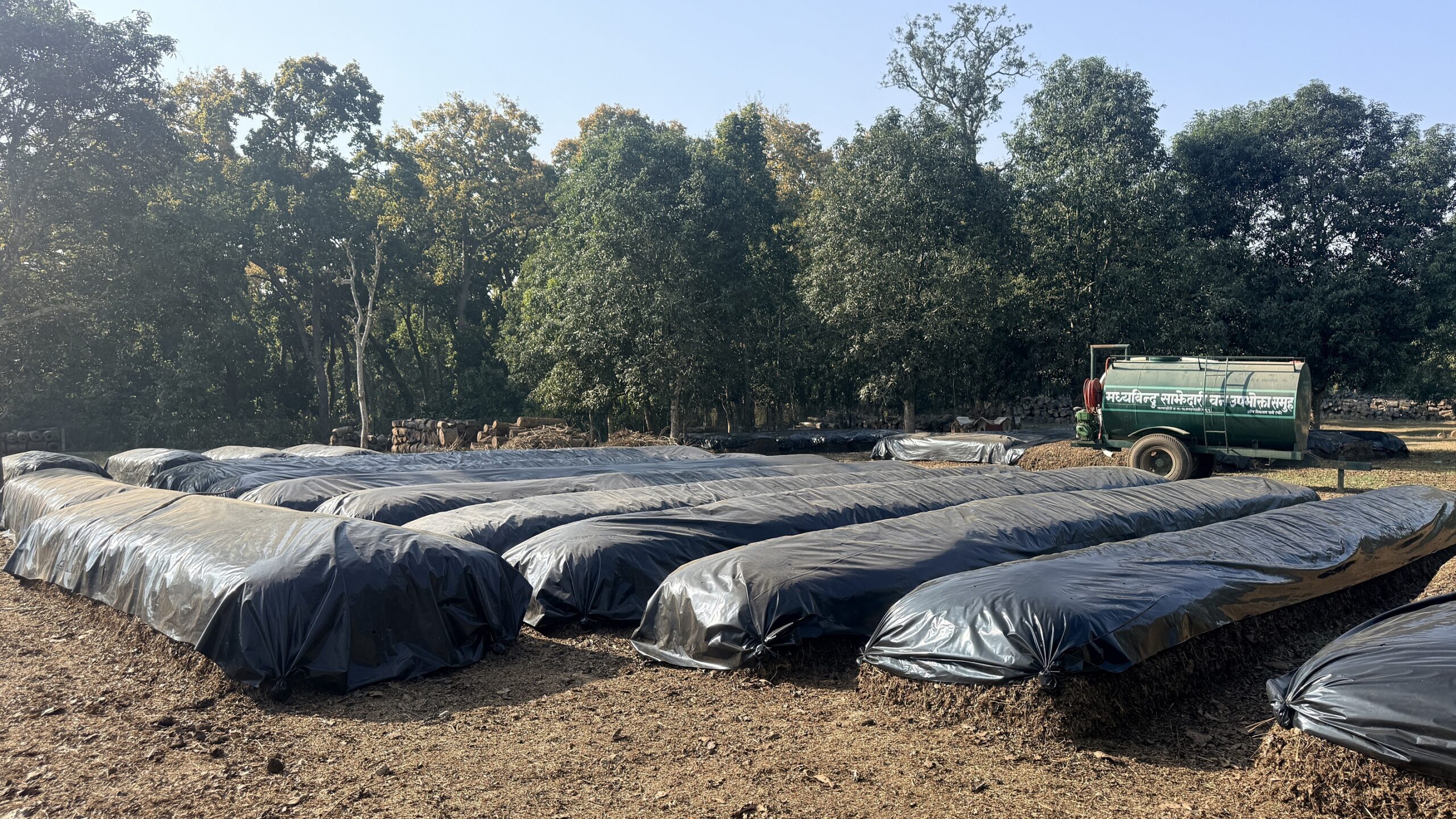 नवलपुरमा साझेदारी वनद्वारा जैविक मल उत्पादन सुरु