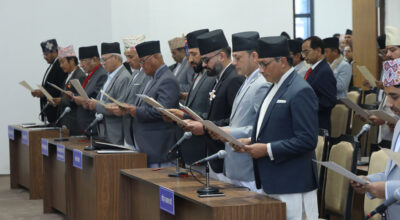 नवनिर्वाचित प्रतिनिधिसभा सदस्यहरुले लिए सपथ