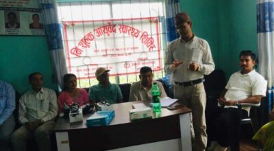 नि:शुल्क आयुर्वेद स्वास्थ्य शिविर सम्पन्न