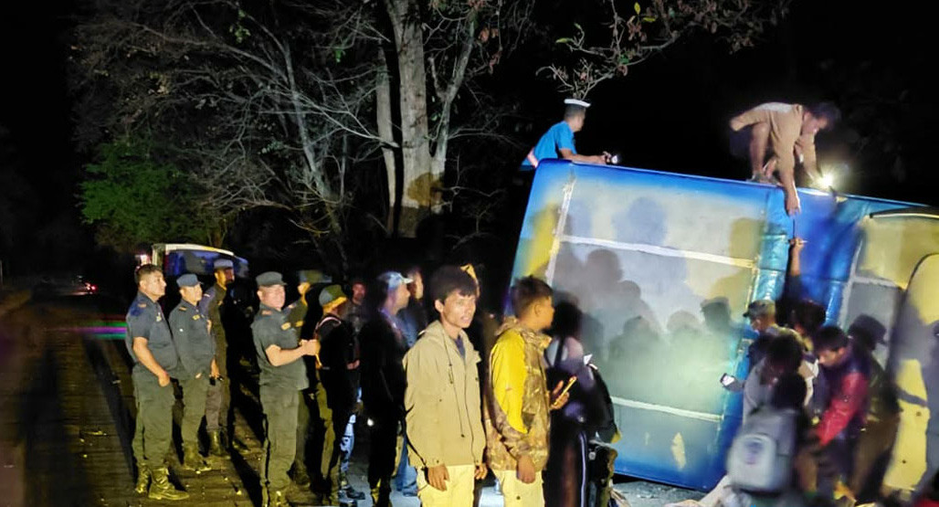 बस दुर्घटना