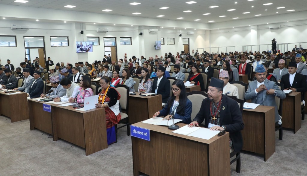 संसद्को पहिलो अधिवेशन