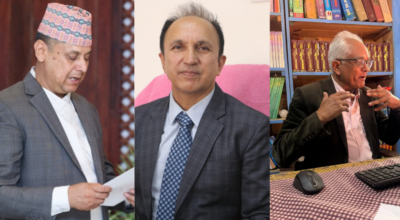 प्रा डा दिपक अर्याल, प्रा डा खड्ग केसी र प्राडा केदारप्रसाद रिजाल