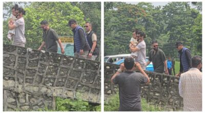 प्रधानमन्त्री शाहद्वारा हात्ती प्रजनन केन्द्रको निरीक्षण