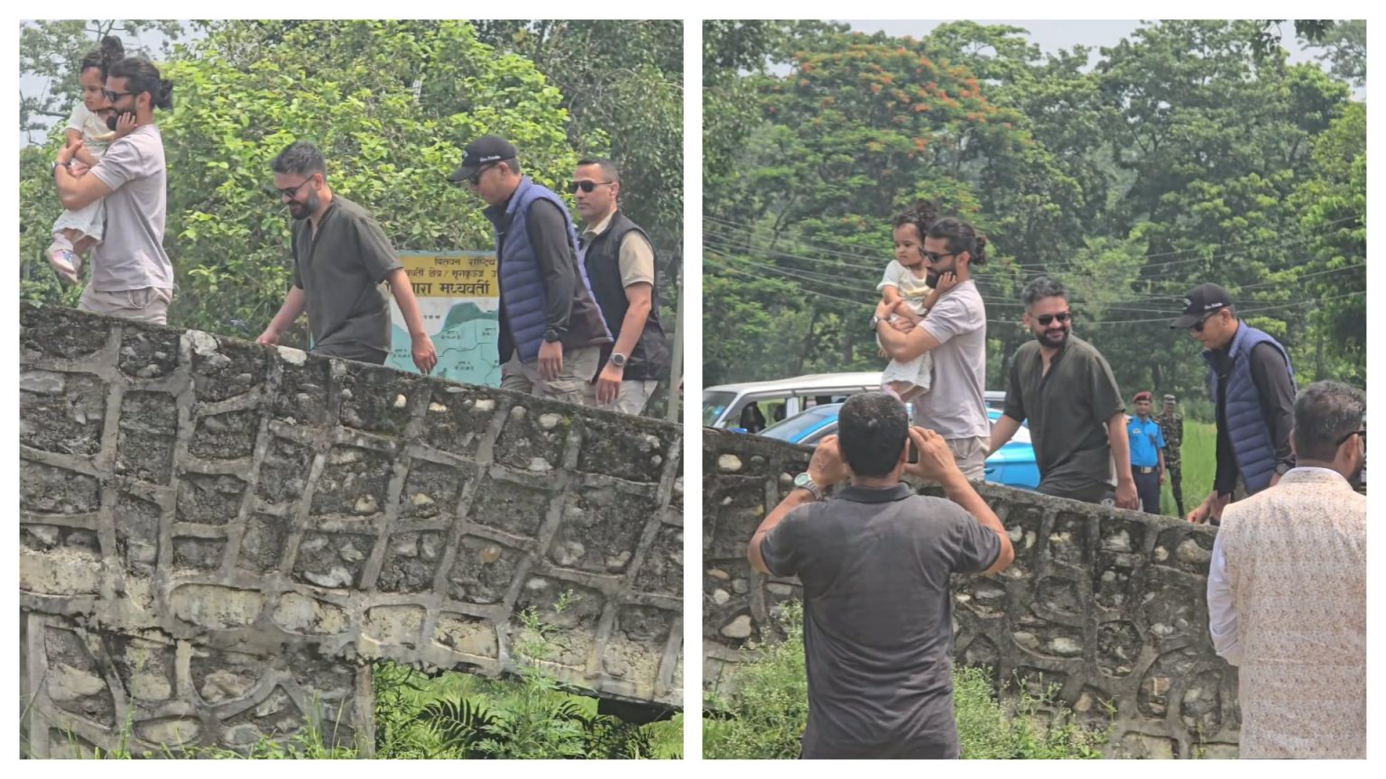 प्रधानमन्त्री शाहद्वारा हात्ती प्रजनन केन्द्रको निरीक्षण