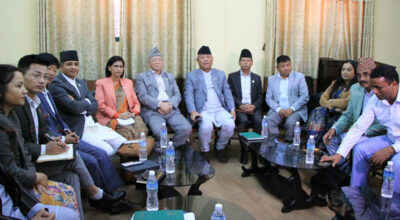 प्रधानमन्त्रीले अभिव्यक्ति फिर्ता लिनैपर्ने विपक्षी दलको निष्कर्ष
