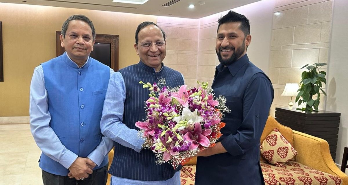 सभापति लामिछाने र भाजपा अध्यक्ष नबिनबीच भेटवार्ता हुँदै