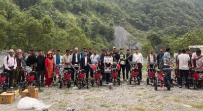मालिकाका किसानलाई अनुदानमा यान्त्रिक हलो वितरण
