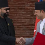 प्रधानमन्त्री शाहसँग सभामुख अर्यालको भेट