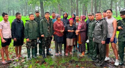 च्याउ टिप्न गएका तीन महिलाहरु आए सम्पर्कमा