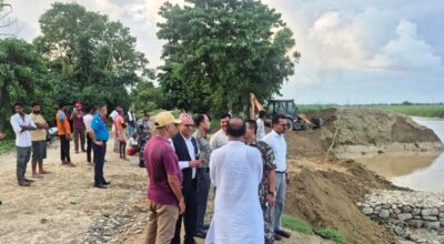 जीर्ण बाँधले रौतहटका बस्ती बाढीको जोखिममा