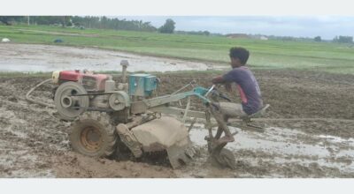 ट्याक्टर र पावर टिलरको प्रयोग