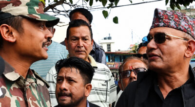रास्वपा सांसद राजु पाण्डेले सेनाका क्याप्टेनलाई हप्कीदप्की गरेको भिडियो भाइरल