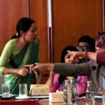 बञ्चरेडाँडाको फोहोरको छलफलमा ललितपुरका मेयर चिरिबाबुसँग आशिकाको चर्काचर्की