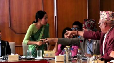 बञ्चरेडाँडाको फोहोरको छलफलमा ललितपुरका मेयर चिरिबाबुसँग आशिकाको चर्काचर्की