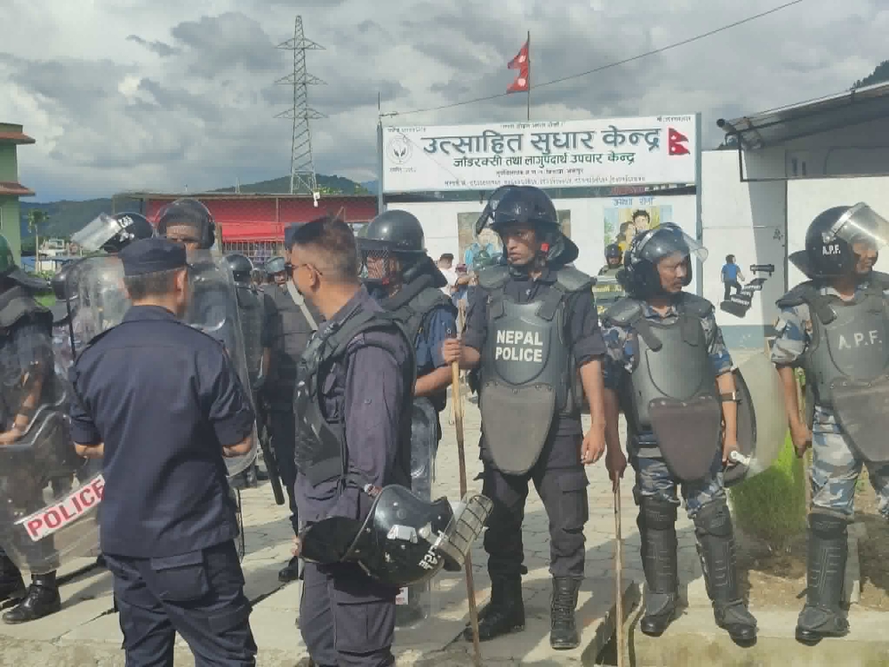 सुधार केन्द्रमा राखिएका व्यक्तिको मृत्यु भएपछि भक्तपुरमा तनाव