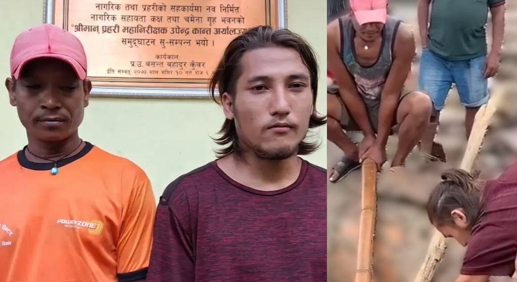 बाढीमा परेर मृत्यु भएका शवको कानबाट सुन तान्ने दुई जना पक्राउ