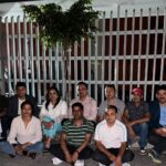 किशोर श्रेष्ठको तत्काल रिहाइको माग गर्दै प्रहरी परिसरमा पत्रकारको धर्ना