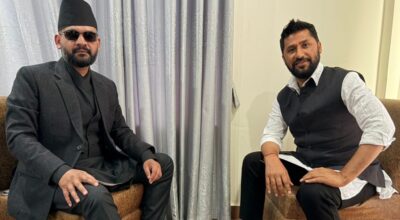 प्रधानमन्त्री बालेन शाहसँग रास्वपा सभापति रवि लामिछानेको भेट