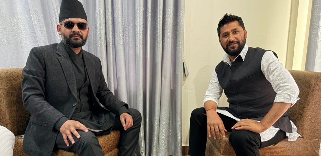 प्रधानमन्त्री बालेन शाहसँग रास्वपा सभापति रवि लामिछानेको भेट