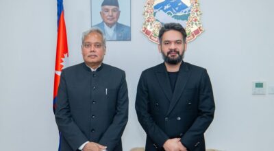 प्रधानमन्त्री बालेन्द्र शाह र भारतीय राजदूतवीच भेटवार्ता
