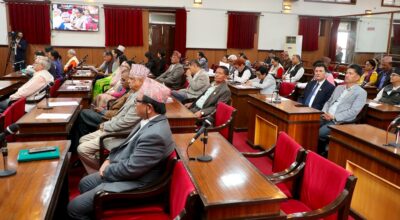 राष्ट्रियसभाबाट रसुवा बाढीबारे विशेष प्रस्ताव पारित