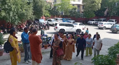 केन्द्रीय समिति बैठकमा भाग लिन सानेपा पुगे देउवा पक्षीय नेता