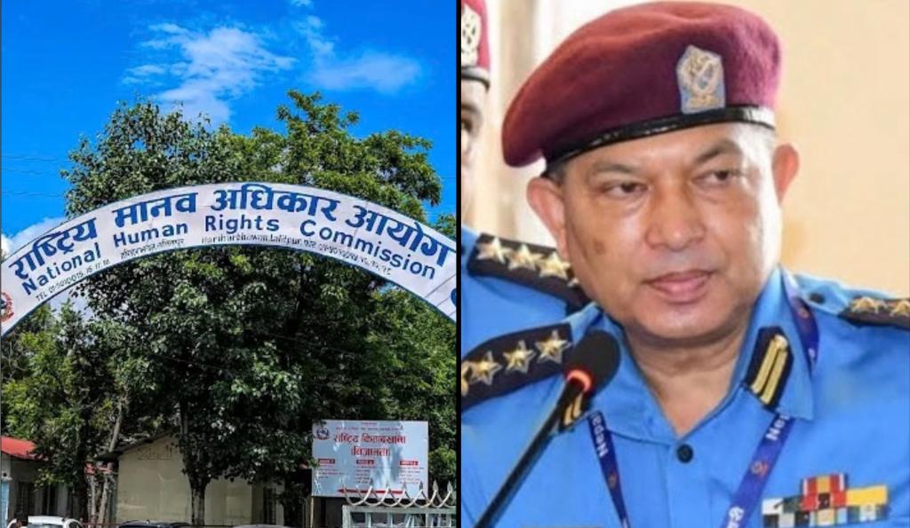 मानव अधिकार आयोगमा बयान दिन पुगे एसएसपी खड्का