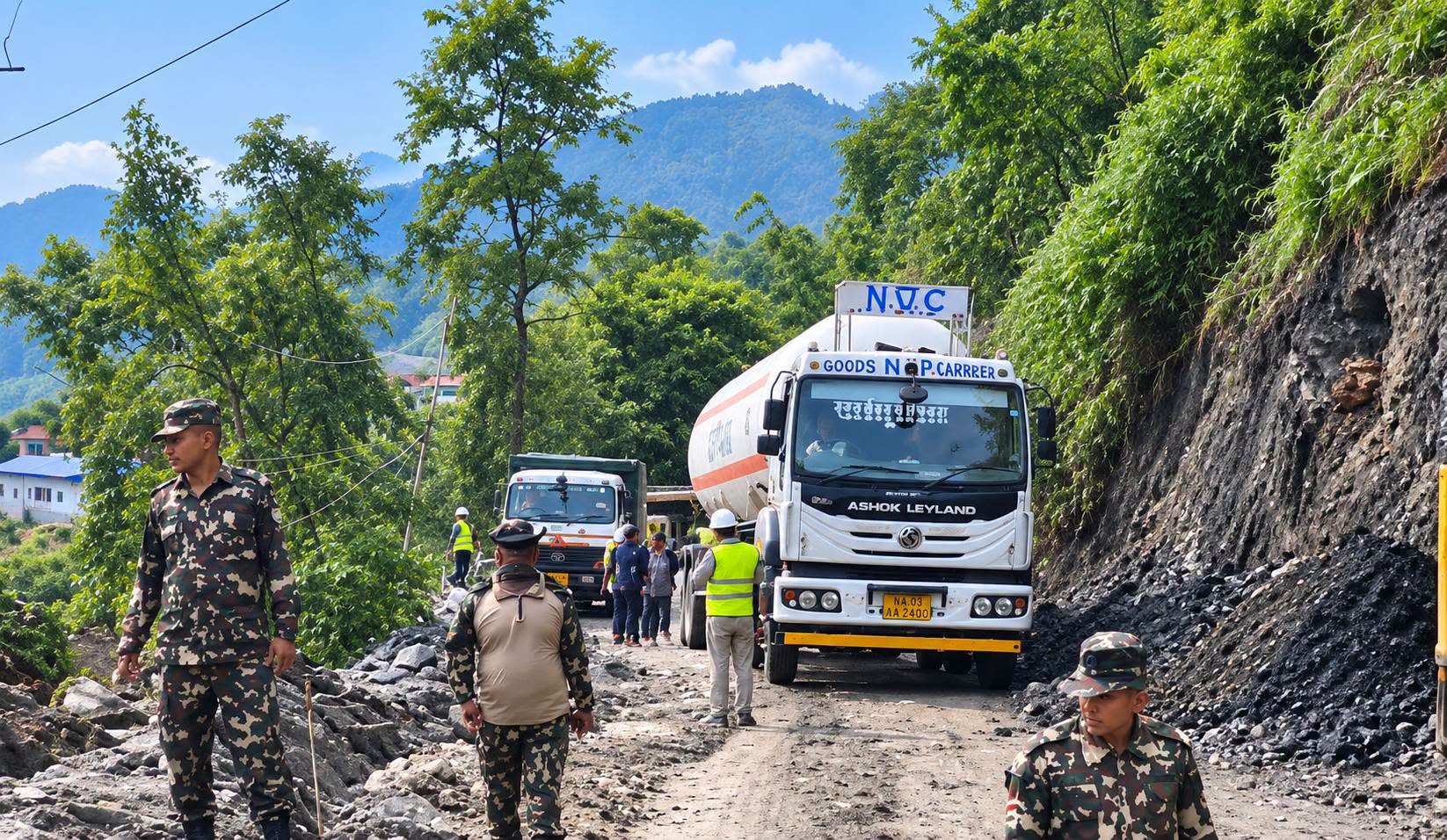 कृष्णभीरमा 'ट्रायल'को रूपमा ग्यास बुलेट र हेभी सवारी पास गराइयो