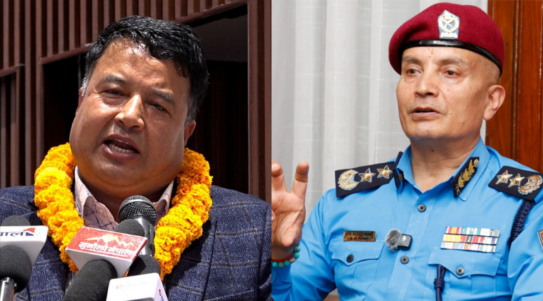 बाढीपीडितको राहत प्रहरीले प्रयोग गरेको भन्ने महेश बस्नेतको अभिव्यक्तिपछि प्रहरीको आपत्ति