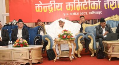 एमाले केन्द्रीय कमिटी बैठक