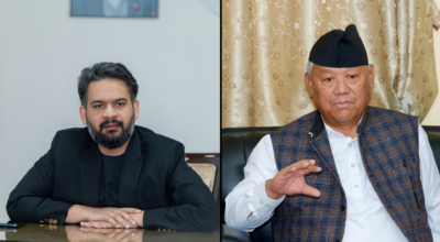 प्रधानमन्त्री शाह र प्रमुख प्रतिपक्षी दलका नेता आङ्देम्बेवीच भेटवार्ता