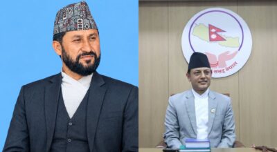 रवि लामिछानेले सिंहदरबारमा भेटे सभामुख अर्याललाई
