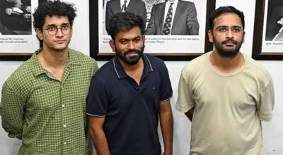 कक्रोच जनता पार्टीका दिपके, दास र रांका प्रहरीको नियन्त्रणमा