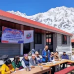 अन्नपूर्ण आधार शिविरबाट जलवायु न्यायको आवाज