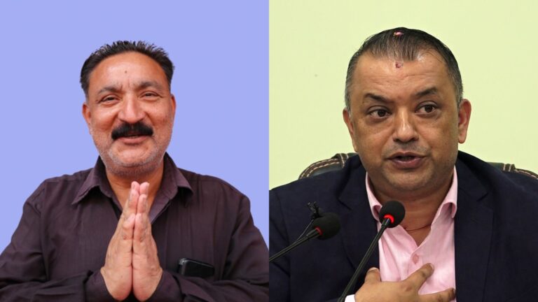 सभापतिमा गगन थापालाई समर्थन गर्ने राठौरको घोषणा
